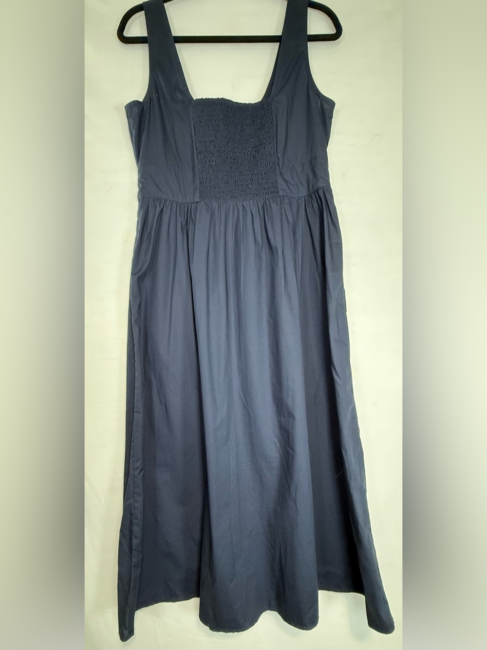 J. Crew Navy Button-Front Midi Dress NWOT - Picture 4 of 16